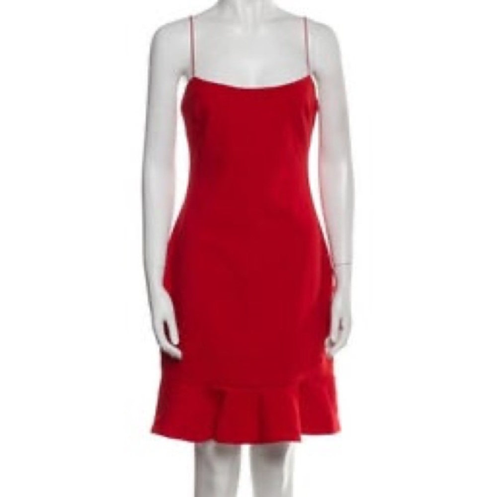 likely red tulip dress